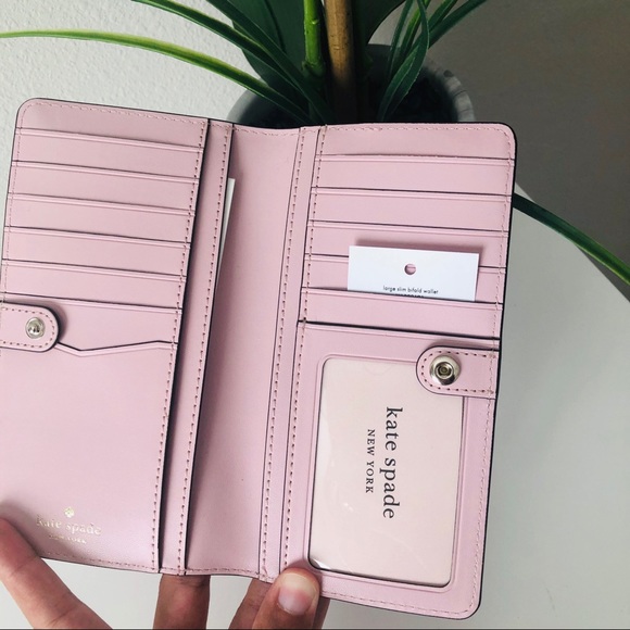 staci large slim bifold wallet